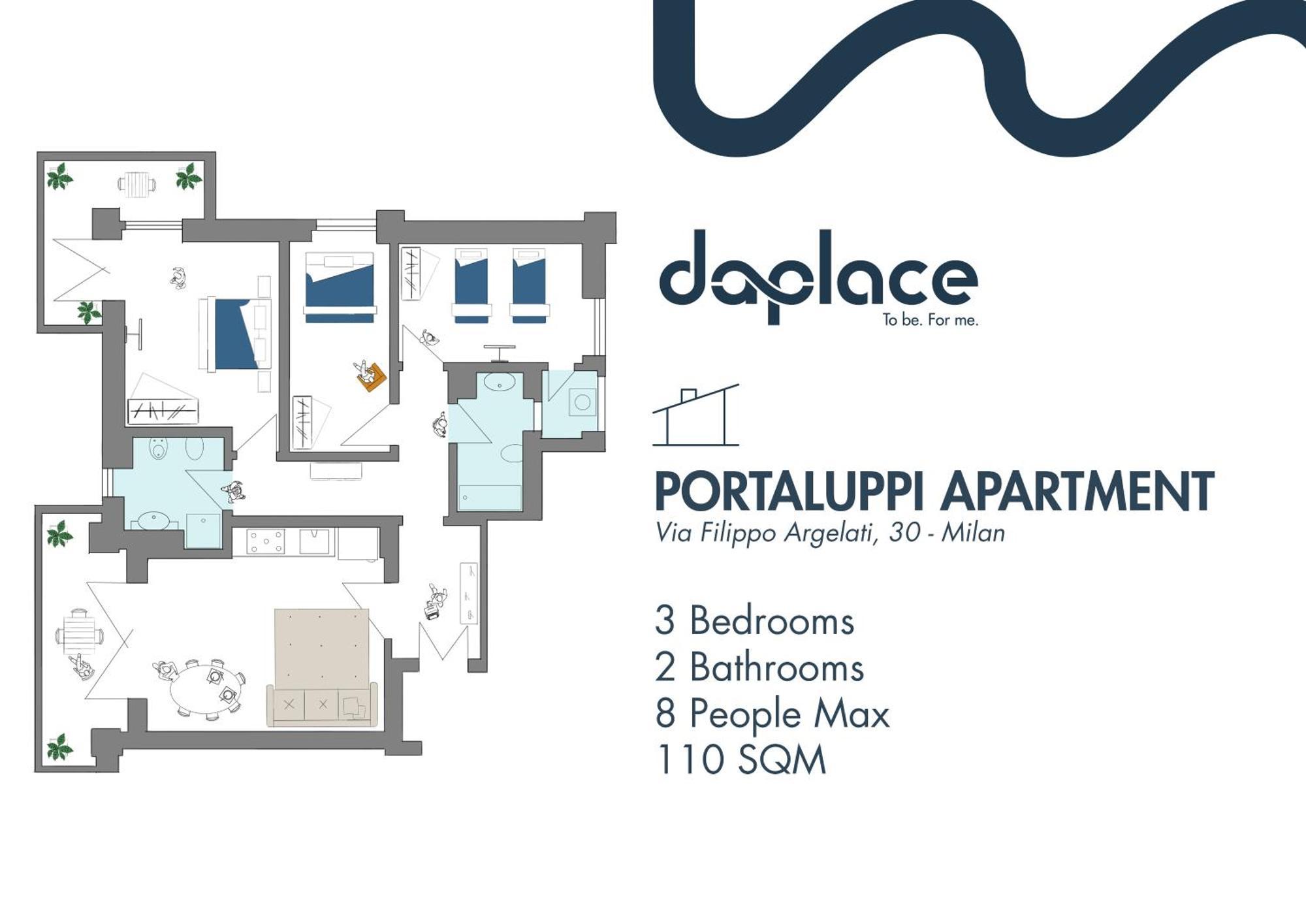 Daplace - Portaluppi Apartment 米兰 外观 照片